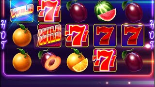 Hot Hot Fruit Jackpot City 👍🏻👎🏻rate [upl. by Eelirem206]