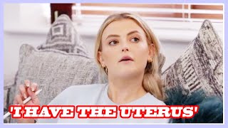 Coronation Streets Lucy Fallon clashes with partner over pregnancy plans crying I have the uterus [upl. by Issor]