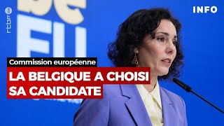 Hadja Lahbib est la candidate que la Belgique propose au poste de Commissaire européen  RTBF Info [upl. by Forland]