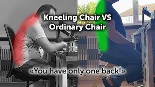 Kneeling Chair Benefits  You have only one back  Vilno [upl. by Shotton463]