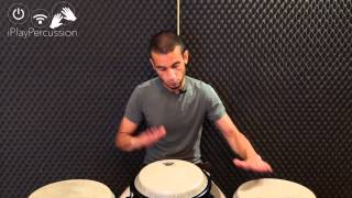 Flam Accent On a 3 Congas Set Pop Tuning [upl. by Latsyrcal460]