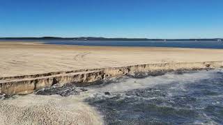 Inskip landslip footage from Erin Atkinson [upl. by Isle]