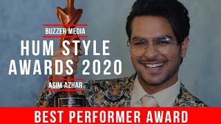 Asim azhar Receives Best performer Award from Hania amir [upl. by Viridis322]