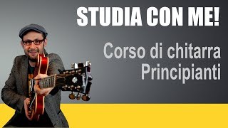 CORSO DI CHITARRA PER PRINCIPIANTI [upl. by Radloff]