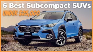 6 Best Subcompact SUVs Under 25000—Consumer Reports [upl. by Menell]