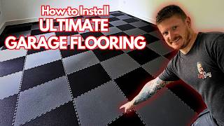 How to Install Interlocking PVC Workshop Floor Tiles  The Ultimate Garage Flooring [upl. by Strang]