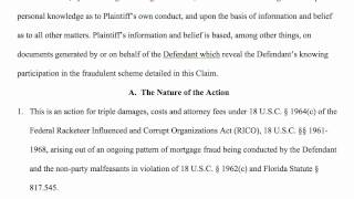 Mortgage Fraud Lawsuit [upl. by Sitnalta794]