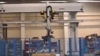 45 m travel with curve  Handling system roboLoop [upl. by Gerstner]