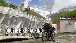 🇬🇪 Gruzie bikepacking Ep2 🌍🚲 Tsageri  Bogreshi 🏞️ Latpari Pass 2830 m Zagaro Pass 2623 m [upl. by Konikow]