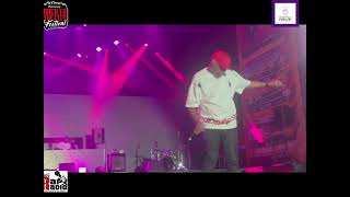 Thebe performing Ungawa kum at back to the city hiphop festival [upl. by Rehpinej]