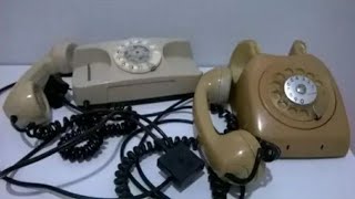 TELEFONE DE DISCO ANTIGO  RELEMBRANDO O SOM DA DISCAGEM [upl. by Voorhis]