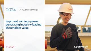 Exxon Mobil XOM Q3 2024 Earnings Presentation [upl. by Evin]