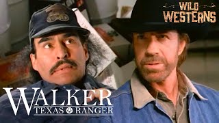 Walker Texas Ranger  Walker amp Trivette BlueScreen Computer Thieves  Wild Westerns [upl. by Binni943]