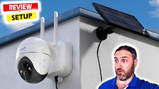 ieGeek Wire Free Security Camera  5MP PTZ Solar Security Camera Review [upl. by Egiaf]