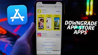 How to DOWNGRADE App Store Apps on iOS 14 [upl. by Heddy]