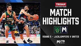 NBL22 Round 5  JackJumpers v Melbourne United Highlights [upl. by Tatianas75]