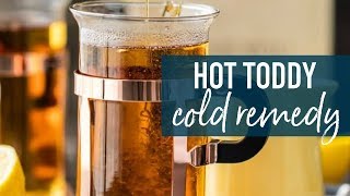 Hot Toddy Recipe for a Cold  Cold Remedy Cocktail [upl. by Brooks652]