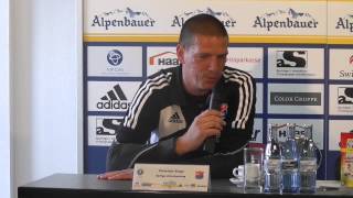 Pressekonferenz vor dem Spiel gegen Kiel [upl. by Hieronymus]