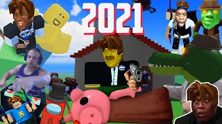 ROBLOX FUNNIEST Moments of 2021Piggy mm2 cartride [upl. by Raquela]