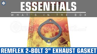 Remflex 2Bolt 3quot Exhaust Gasket  Whats in the Box [upl. by Yssirhc]