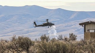 AH64 M230 Chain Gun Firing [upl. by Archibald]