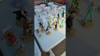 Figurines de la BD française aux Puces de Tournaiun retour en enfanceverakrus568 vlog fleamarket [upl. by Auop]