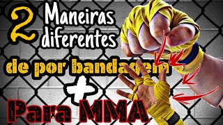 Como colocar bandagem  Boxe e Muay Thai  BÔNUS  Para luva de MMA [upl. by Ahseyi117]