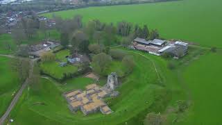 Ludgershall Castle and Cross  Drone Footage 4k [upl. by Chem398]