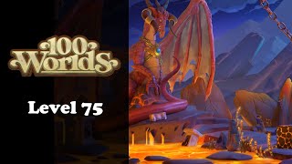 100 Worlds Walkthrough Level 75 [upl. by Eelrahs581]