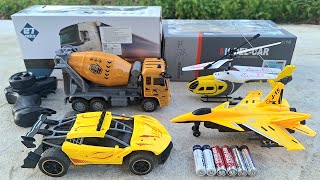 RC RACING CAR amp RC TRUCK REMOTE CONTROL UNBOXING TEST  Rc Helicopter amp Plane Radio Control Unboxing [upl. by Hafinah123]