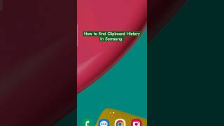 How to find Clipboard History in Samsung shorts viral trending [upl. by Stratton944]