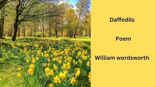 Daffodils  William wordsworth  Poem read by Jitha [upl. by Ennaul]