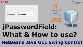 jPasswordField What amp How to Use  Netbeans Java GUI Control  Basics  ARBX CodeX [upl. by Yajnas]