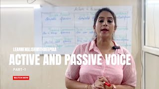 ACTIVE AND PASSIVE VOICE PART 1 [upl. by Adrienne223]