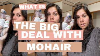 What The Mohair Why is everyone adding mohair to their knitting Part 1 [upl. by Theresa]