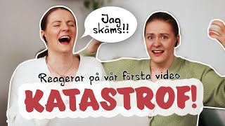 REAGERAR PÅ VÅR FÖRSTA VIDEO [upl. by Ayekehs817]