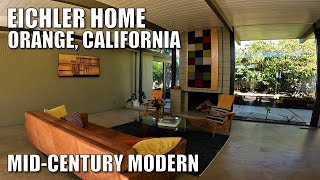 🏡 EICHLER HOME Tour in ORANGE CALIFORNIA [upl. by Friedland]