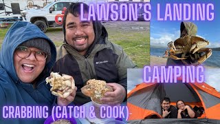 Camping and Crabbing at Lawson’s Landing Dungeness Crab Catch and Cook [upl. by Younger187]