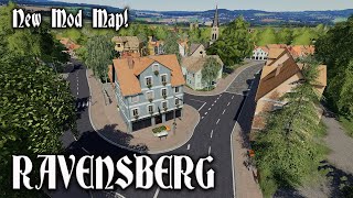 “RAVENSBERG“ NEW MOD MAP Farming Simulator 19 PS5 MAP TOUR Review FS19 [upl. by Nosrac]