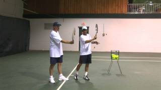 How To Play Tennis  Tennis Training How To Hit Your Forehand With More Topspin [upl. by Craggy]