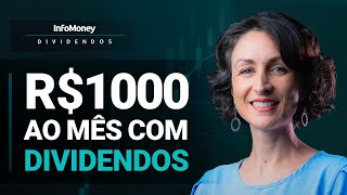 Como ganhar R1000 ao mês com DIVIDENDOS [upl. by Akira8]