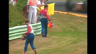 Indycar Crash  Mark Blundell amp Mauricio Gugelmin  Elkhart Lake 1996 [upl. by Gareth]