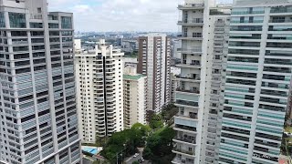 Vôo exploratório urbano em meio aos prédios com Mavic Mini em Alphaville Barueri SP 23112024 [upl. by Atiuqam]