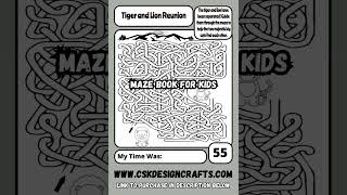 Creative Maze Adventures Cute and Adorable Maze Book for Kids and Toddlers [upl. by Aihsem]