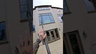 Unger 24k Carbon Fiber Water Fed Pole  60 SECOND REVIEW lukethewindowcleaner unger waterfedpole [upl. by Hoashis291]