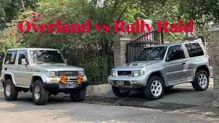 Landcruiser KZJ71 vs Mitsubishi Pajero V 55 Evolution [upl. by Jaeger]