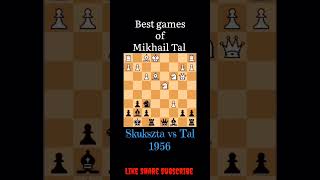 👌 😱 games of Mikhail Tal shorts ytshorts chess ches [upl. by Eevets]