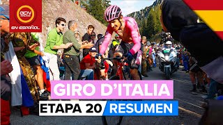 Resumen Giro DItalia 2023  Etapa 20 [upl. by Sueahccaz]