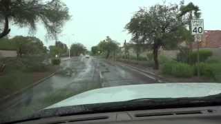 Part 4  Dust Storm amp Massive Micro Burst in the Ahwatukee Foothills in Phoenix Arizona [upl. by Hitchcock]