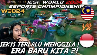 MALAYSIA VS INDONESIA SEMIFINALS MATCH 3 IESF WEC 2024 [upl. by Salokcin]